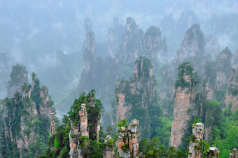 中国山脉风景摄影图片