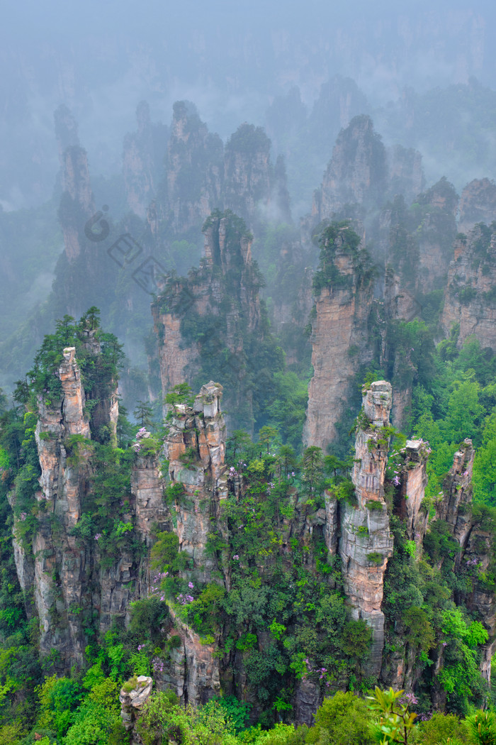 张家界旅游风景摄影图片