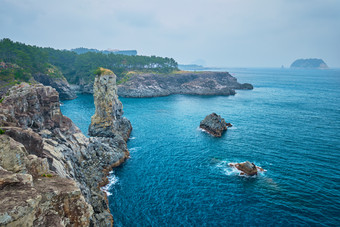 奥多尔盖岩石济州岛岛屿