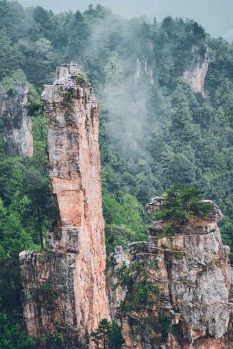 张家界山岳摄影图片