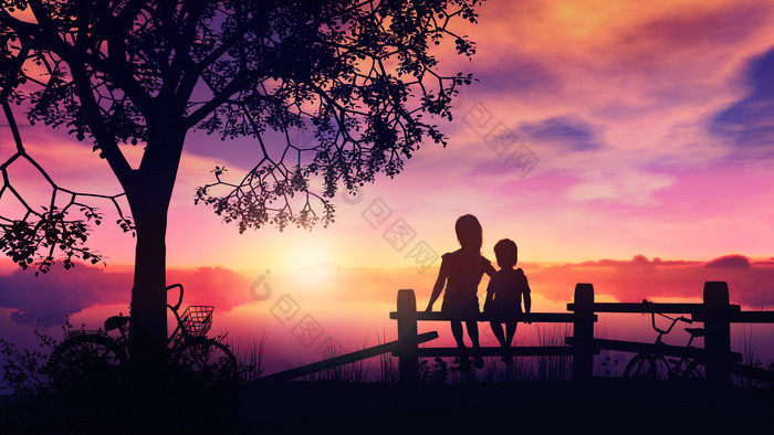 看夕阳剪影片素材免费下载,本次作品主题是摄影图,使用场景是自然风景