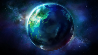 地球表面<strong>星球</strong>行星摄影图