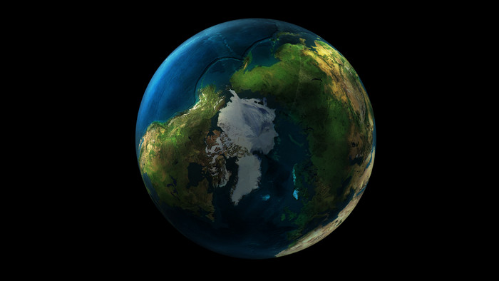 地球陆地海洋球状摄影图片