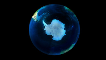 蓝色模拟地球球状<strong>摄影图片</strong>