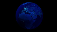 黑暗中的地球星球摄影图片