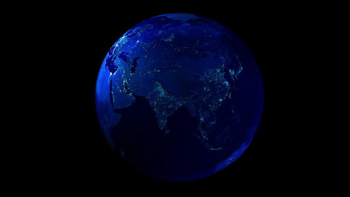 非洲亚洲大洋洲陆地地球摄影图片