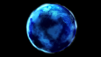 蓝色空间地球摄影图片