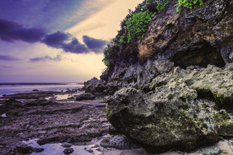 海边山崖<strong>风景</strong>摄影图