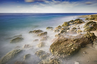 水天相接的海景<strong>摄影图</strong>