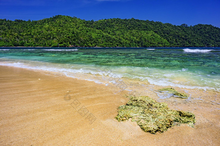 自然风景海边沙滩