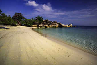 海滩沙滩<strong>风景</strong>摄影图