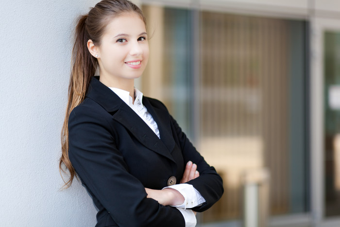 女商人城市商业女的