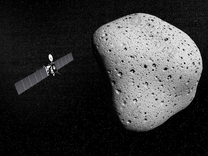 飞船探索彗星摄影插图