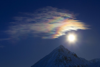 雪山<strong>天空风景</strong>摄影图