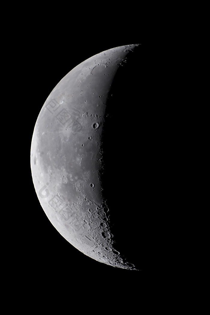宇宙月球的清晰近景图