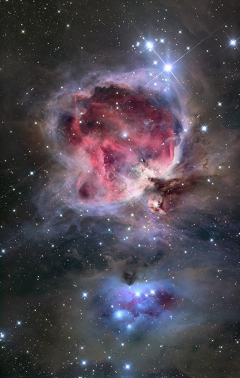 天鹅座星云摄影图