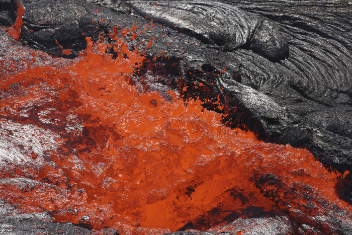 火山熔浆熔液摄影插图