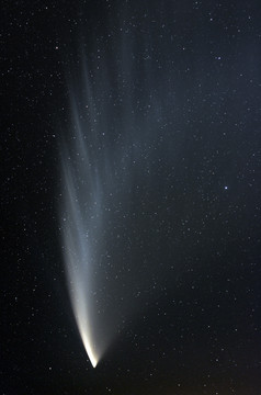 夜空彗星摄影插图