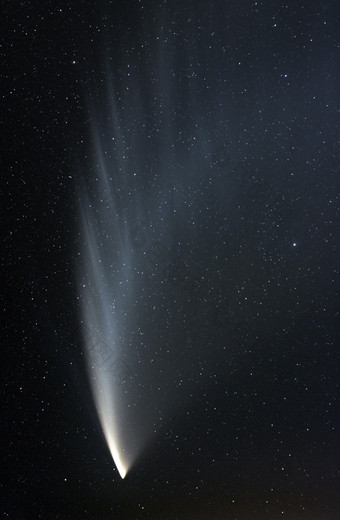 夜空彗星摄影插图