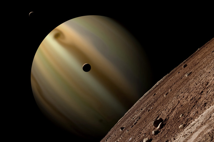 土星行星摄影插图