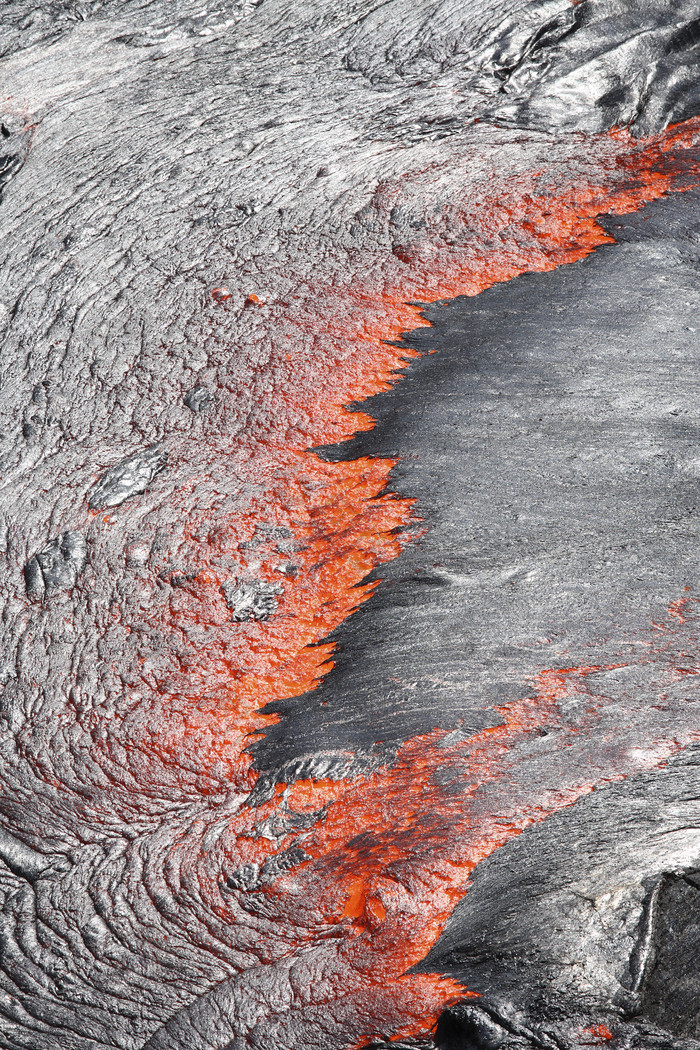活跃火山熔岩摄影图