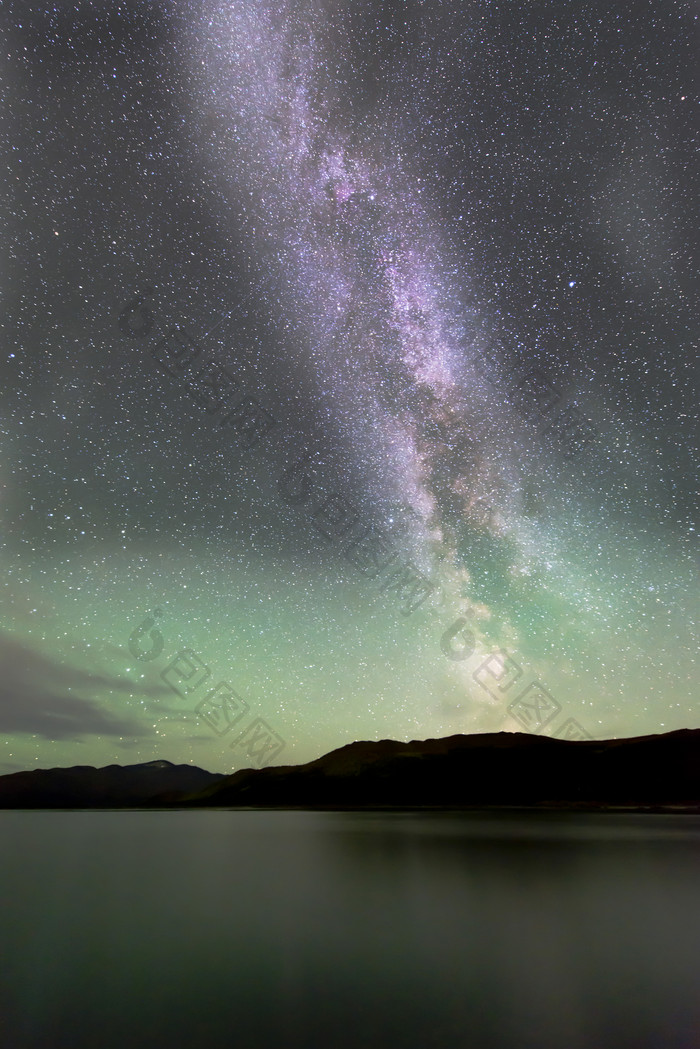 湖景星空极光摄影插图