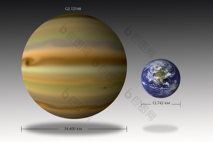 土星地球对比插图
