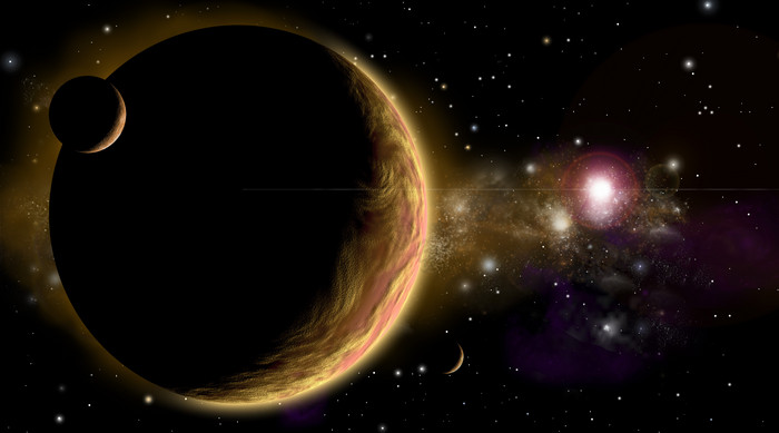 银河宇宙星球插图