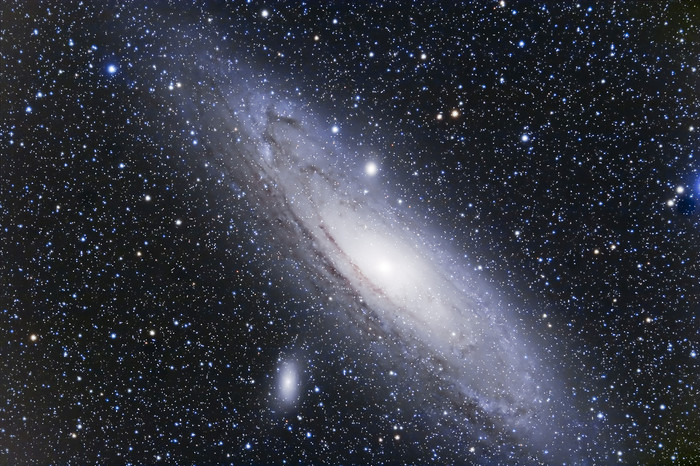 仙女座的天文学摄影图