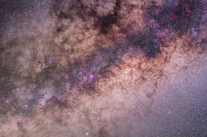 宇宙银河里的一抹云彩