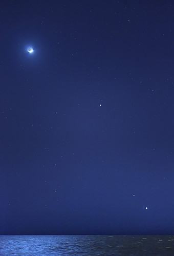 夜景天空摄影插图图片下载