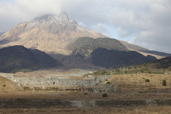 火山山峰摄影风景图