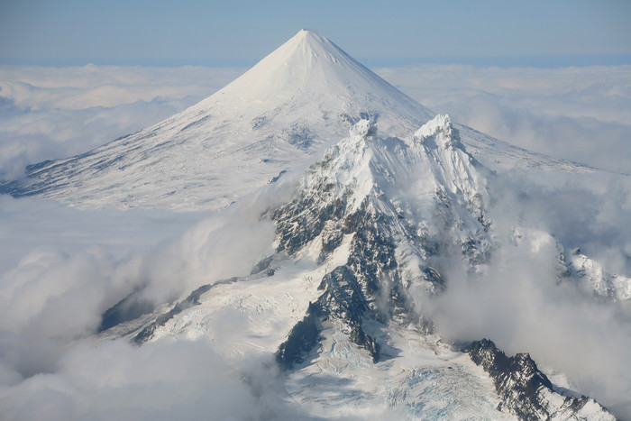 冰川雪山风景摄影图