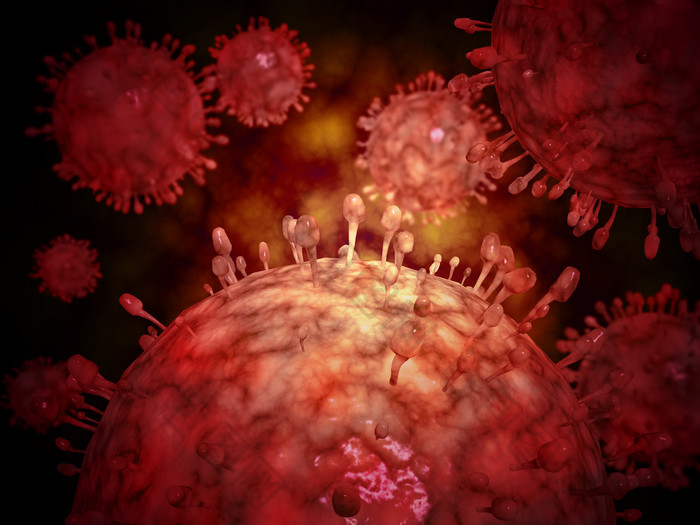 微生物病毒细胞示例图