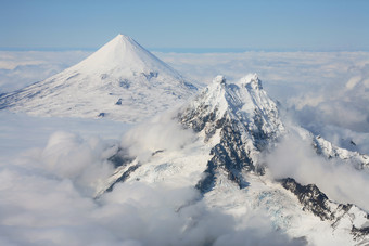 冰雪<strong>火山</strong>摄影插图