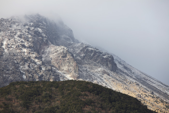 火山山脉风景摄影插图