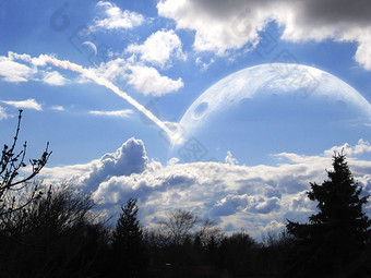 天空云层风景摄影插图