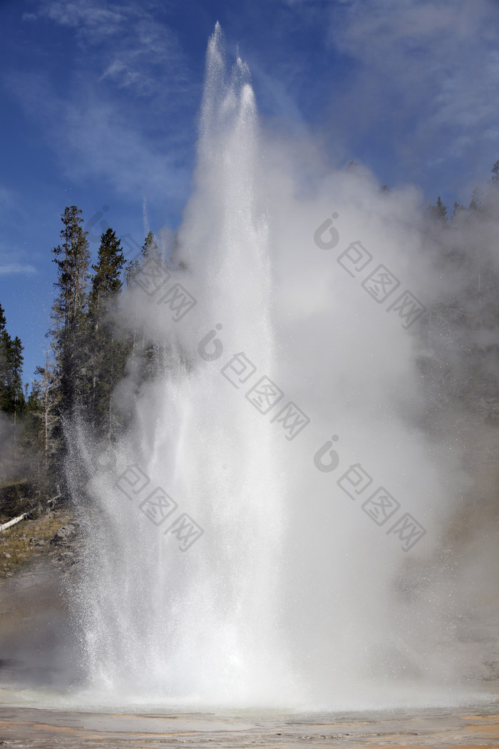 火山喷泉喷发摄影插图