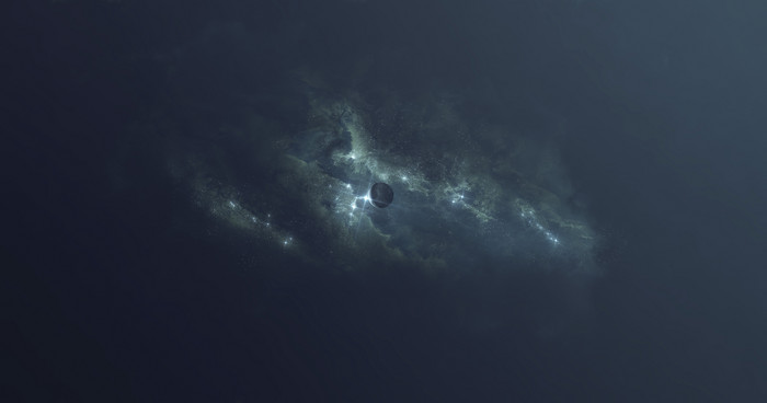 银河系的星体插图