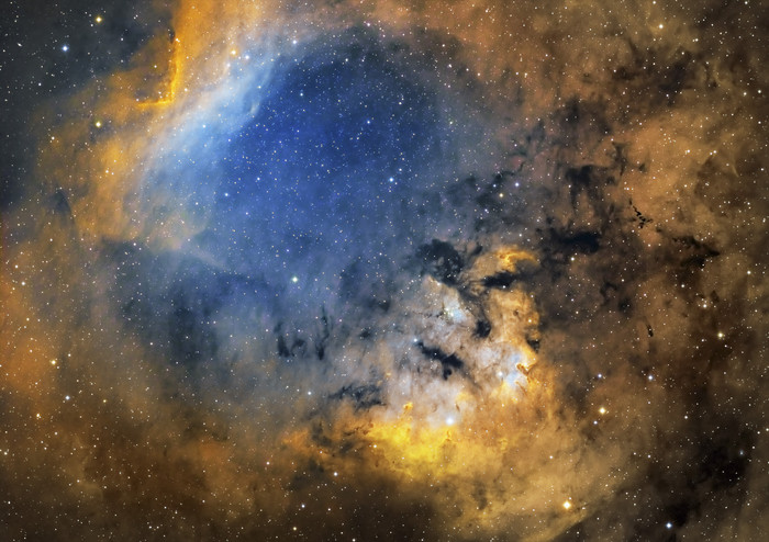 星际太空星云摄影插图