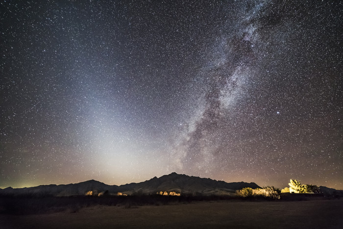 亚利桑那州的银河