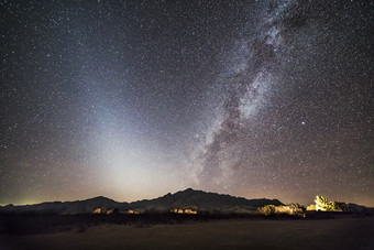 亚利桑那州的银河