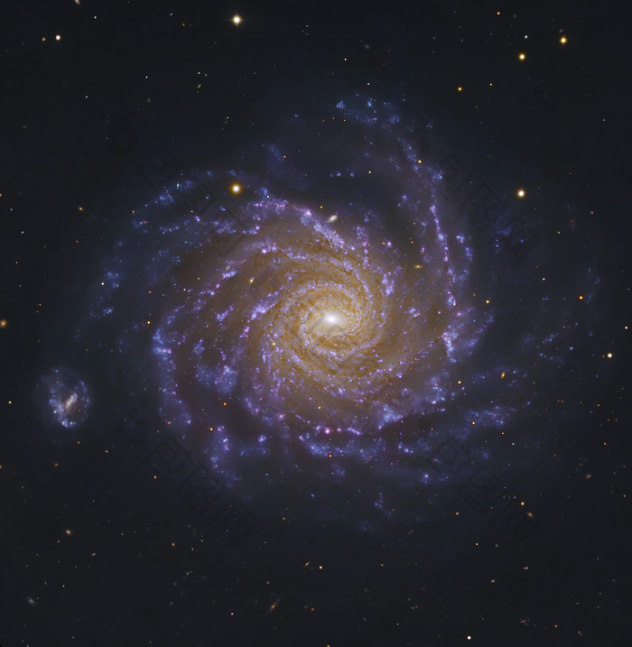 宇宙螺旋星体星云摄影插图