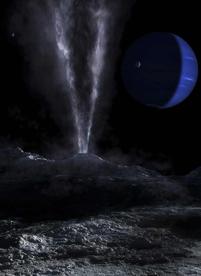海王星卫星喷发气体插图