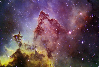 银河天文璀璨星云摄影插图