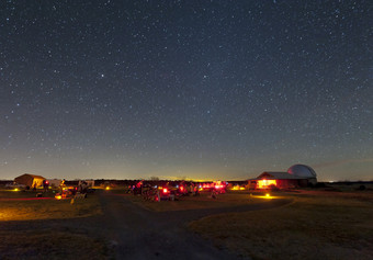 星空夜景摄影风景图