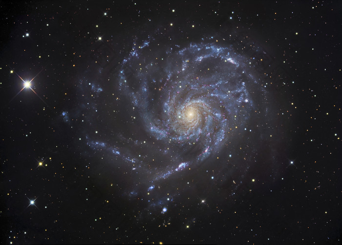 银河螺旋星体星辰摄影插图