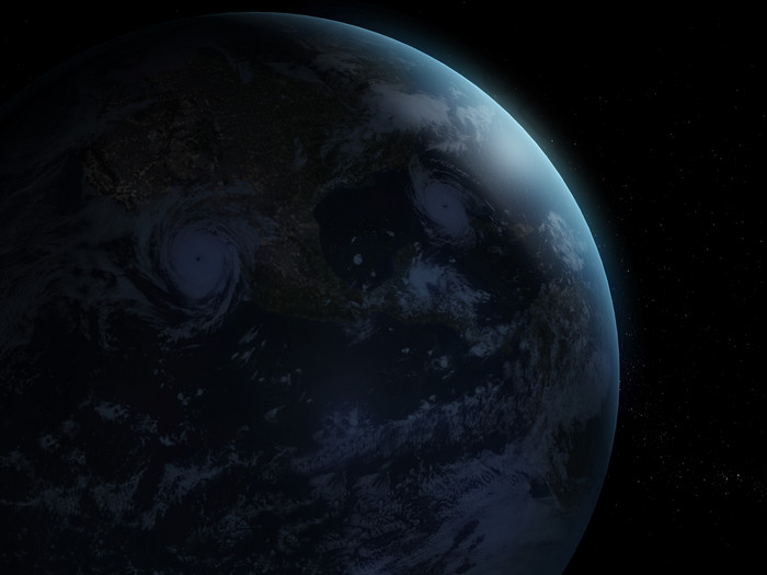 地球星球超现实主义摄影图