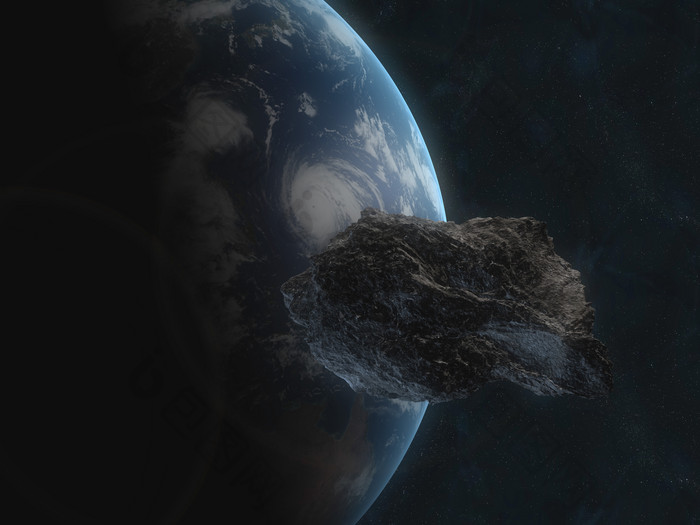 彗星岩石星球摄影插图