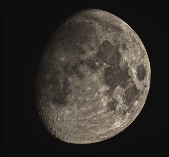 月球左侧摄影插图
